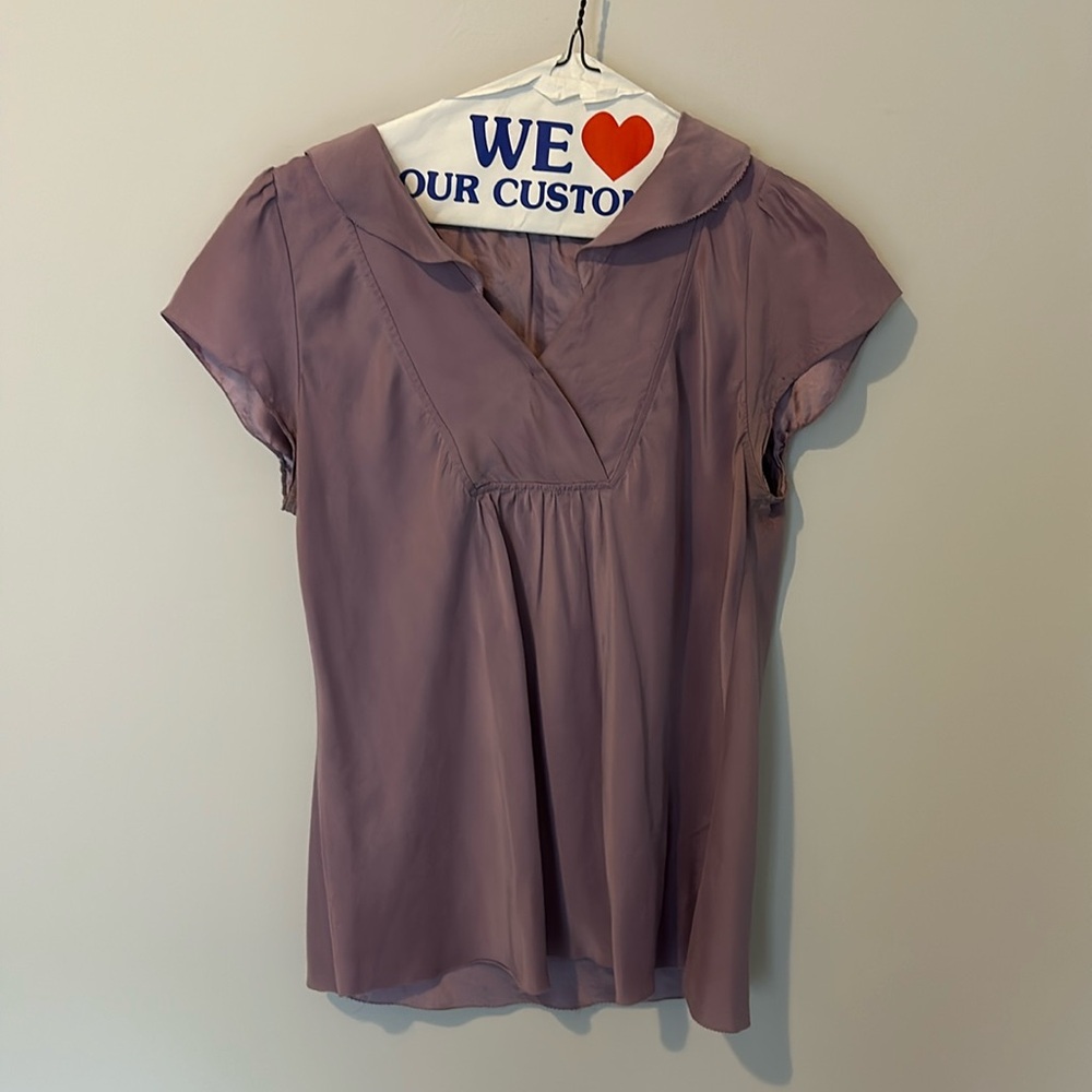 Lavender blouse